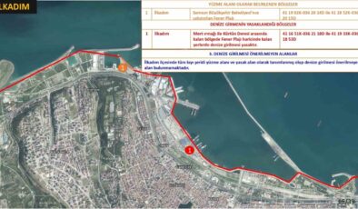 Samsun’da 18 Bölgede Denize Giriş Yasaklandı