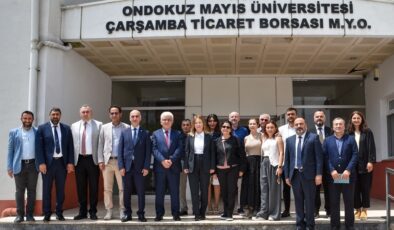 OMÜ Rektörü Çarşamba MYO’da