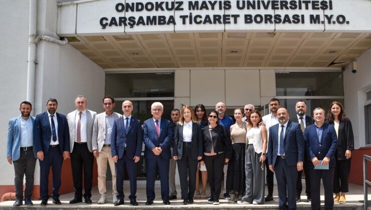 OMÜ Rektörü Çarşamba MYO’da