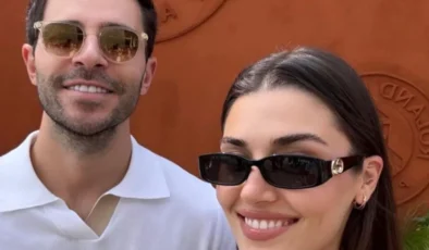 Hande Erçel ve Hakan Sabancı, Roland Garros finalini yerinden izledi