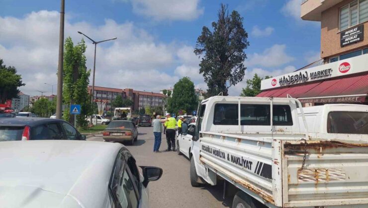 Bafra’da Ters Yön Denetiminde Ceza Yağdı!