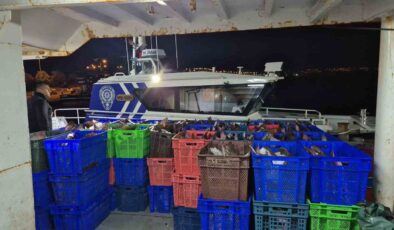 Samsun’da Kaçak Kalkan Balığı Operasyonu