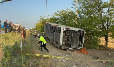 Konya Ereğli’de Yolcu Otobüsü Devrildi: 1 Ölü, 23 Yaralı