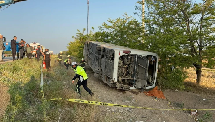 Konya Ereğli’de Yolcu Otobüsü Devrildi: 1 Ölü, 23 Yaralı