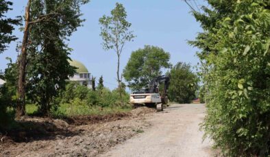Bafra’da 9 Mahalleyi Birbirine Bağlayan Yol Bitiyor