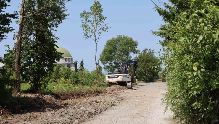 Bafra’da 9 Mahalleyi Birbirine Bağlayan Yol Bitiyor
