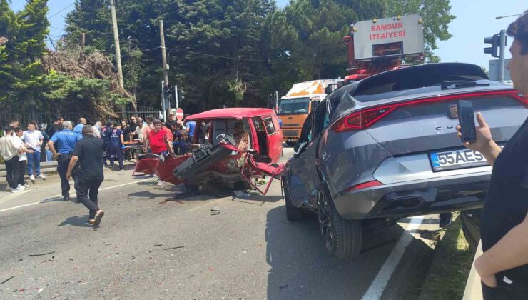 Samsun Atakum’da Trafik Kazası: 5 Yaralı
