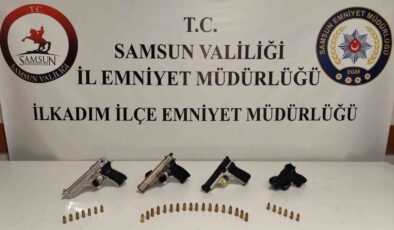 Samsun’da Ruhsatsız Silah Operasyonu: 2 Kişi Yakalandı
