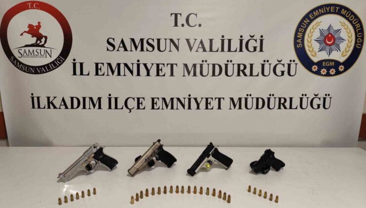 Samsun’da Ruhsatsız Silah Operasyonu: 2 Kişi Yakalandı