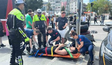 Samsun’da SUV ile motosiklet çarpıştı: 1 yaralı