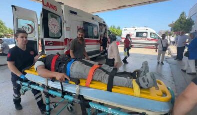 Samsun Şehir Hastanesi İnşaatında İş Kazası: Bir İşçi Yaralandı