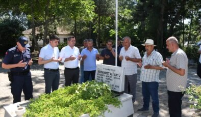 Alaçam’da 15 Temmuz şehitlerinin kabirleri ve ailelerine ziyaret