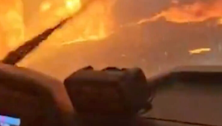 İzmir’de orman işçilerinin ölümle burun buruna geldiği anlar