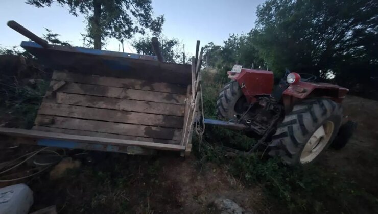 Kavak’ta Traktör Devrildi, Bir Kadın Ağır Yaralandı