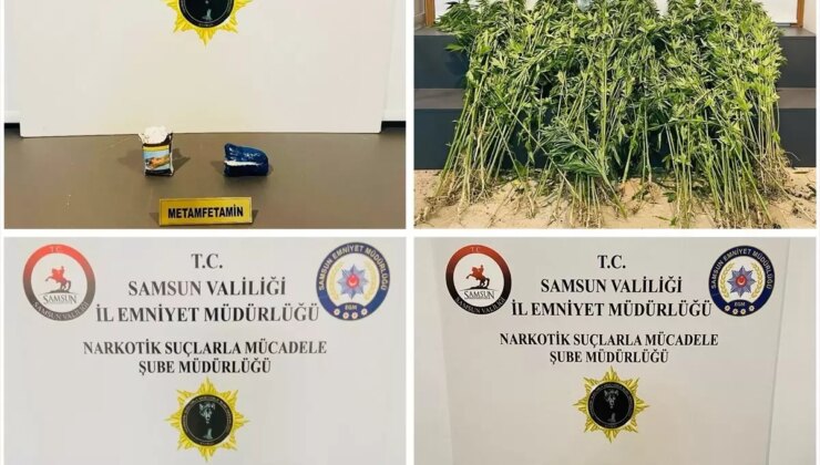 Samsun’da Uyuşturucu Operasyonu: 4 Şüpheli Gözaltına Alındı