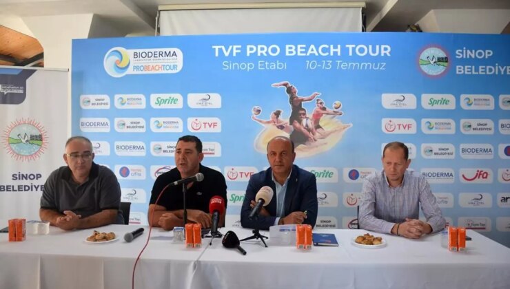 Sinop’ta 7. Uluslararası Pro Beach Voleybol Turnuvası Başlıyor