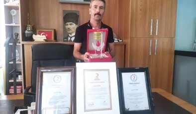 Vezirköprü’den örnek bağışçı: 70 kez kan bağışı yaptı