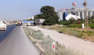 Yanan TIR’da korkunç görüntü: Başı kesilmiş halde bulundu