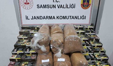 Samsun’da Jandarmadan Kaçak Tütün Operasyonu
