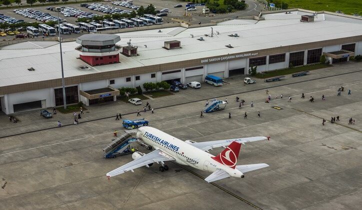 Samsun Çarşamba Havalimanı’nda 9 Ayda 1,18 Milyon Yolcu Uçtu