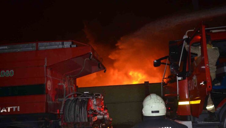 Samsun Bafra OSB’de Büyük Yangın