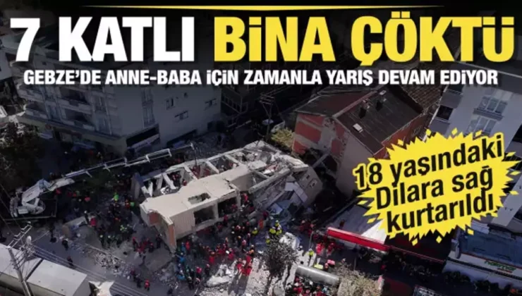 Gebze’de Dram: Enkazda 12. Saat! Kayıp Anne ve Baba Aranıyor