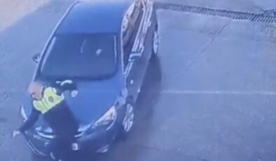 Samsun’da Şok Kaza: Polis Memuruna Çarptı
