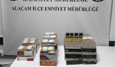 Alaçam’da Kaçakçılık Operasyonu