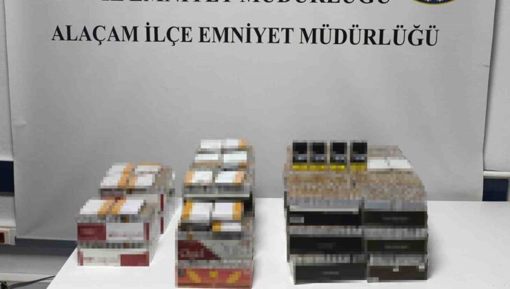 Alaçam’da Kaçakçılık Operasyonu