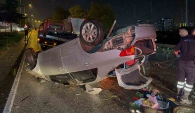 Samsun Canik’te Korkutan Kaza