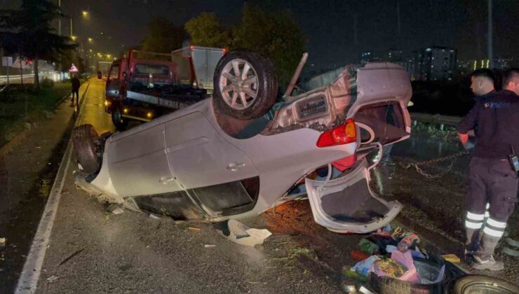 Samsun Canik’te Korkutan Kaza