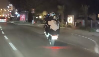 Tek Teker Giden Sürücüye 4.153 TL Ceza ve Ehliyet İptali