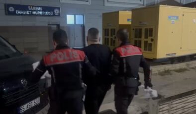 Samsun’da Yunus Timlerinden Firari Hükümlüye Kelepçe