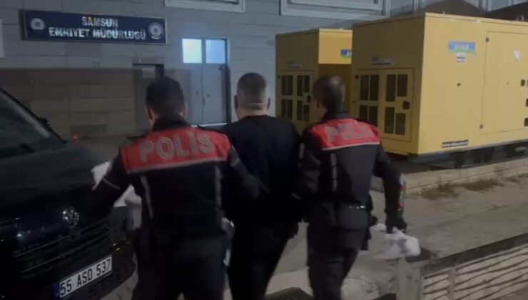 Samsun’da Yunus Timlerinden Firari Hükümlüye Kelepçe