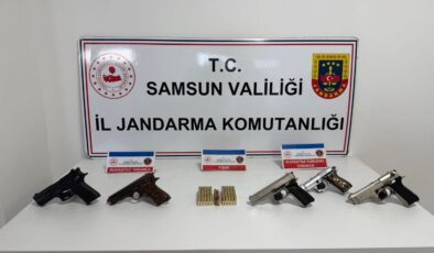 Vezirköprü’de Ruhsatsız Silah Operasyonu