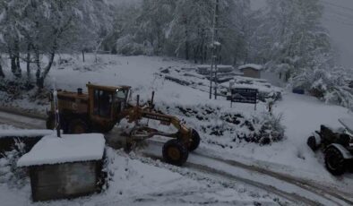 Atakum’un Yüksek Kesimlerinde Kar Alarmı