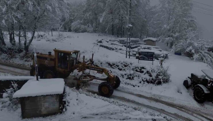 Atakum’un Yüksek Kesimlerinde Kar Alarmı