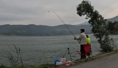 Derbent Barajı’nda Gökkuşağı Alabalık Heyecanı