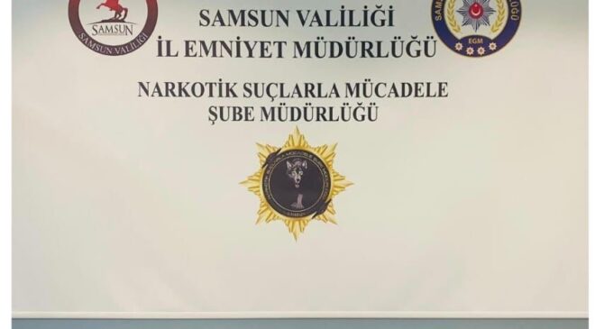 Samsun’da Narkotik Operasyonu: 5 Gözaltı
