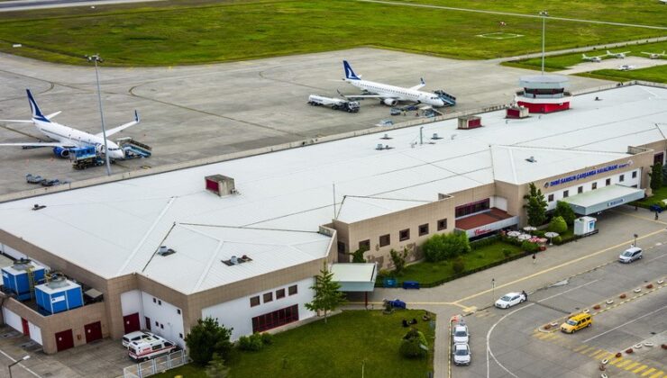 Samsun Çarşamba Havalimanı’ndan 11 Ayda 1,4 Milyonu Aşan Yolcu Trafiği